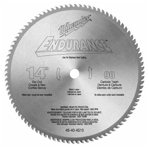 WEN 14-in 90-Tooth Wet Or Dry Tungsten Carbide-tipped Steel Chop Saw Blade|332